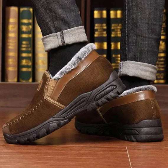 Men's Loafers with Fur Lining for Warm Feet
