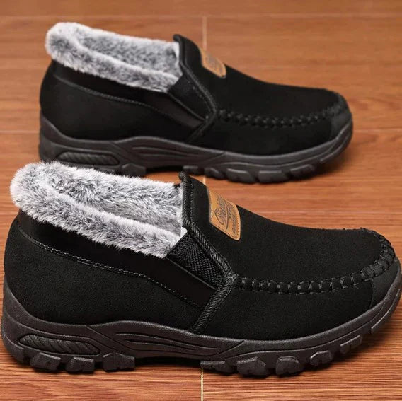 Men's Loafers with Fur Lining for Warm Feet