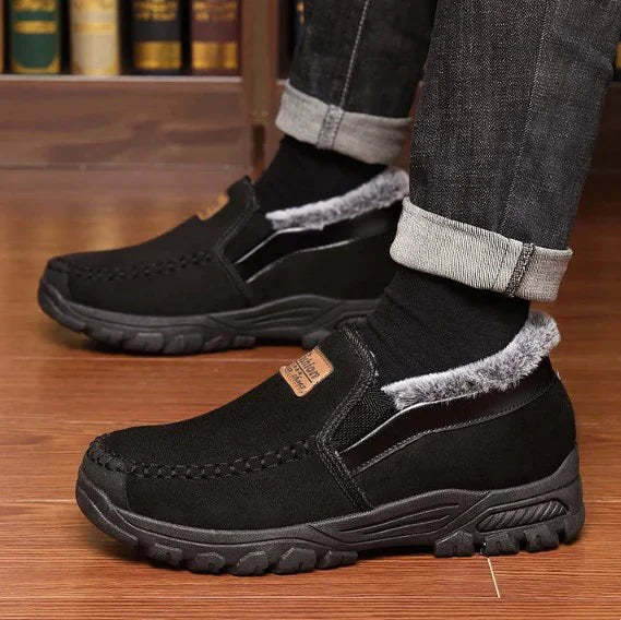 Men's Loafers with Fur Lining for Warm Feet