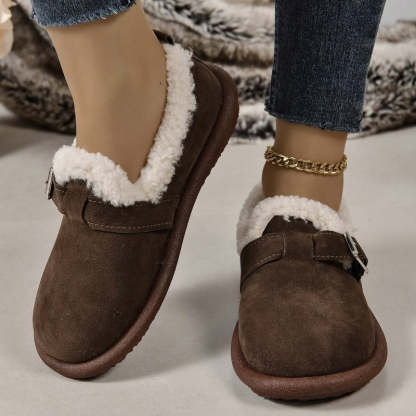 Fur-lined Slippers
