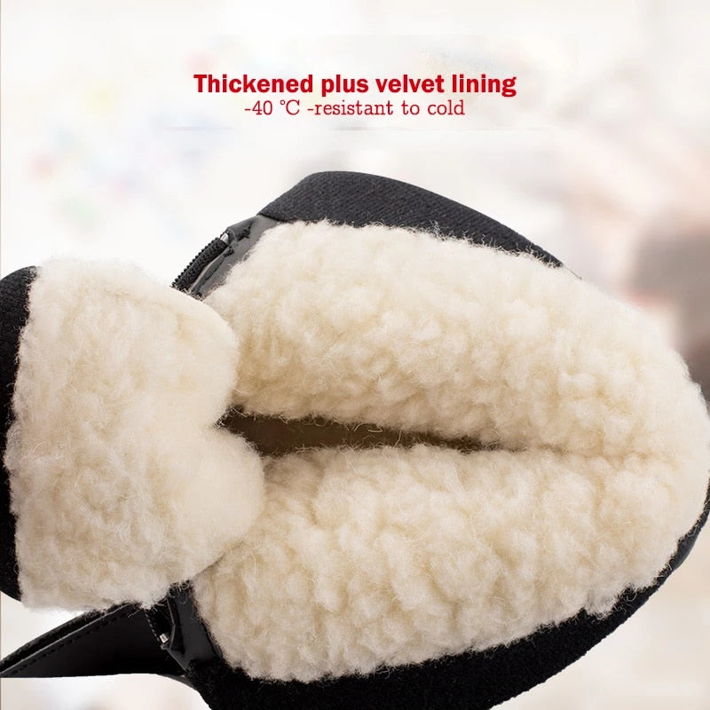 Orthopedic Snow Boots Mid-calf Outdoor Winter Shoes