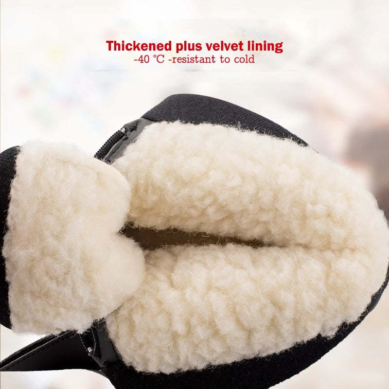 Orthopedic Snow Boots Mid-calf Outdoor Winter Shoes