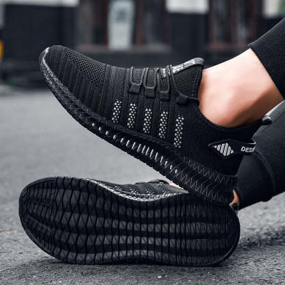 Men Arch Support Sneakers Foldable Rubber Mesh Firm Walking Orthopedic Shoes