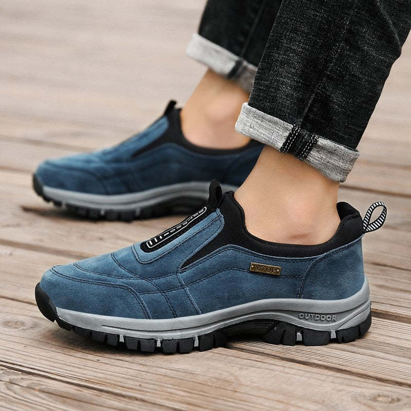 Men Fashionable Orthopedic Shoes Rubber Casual Shoes