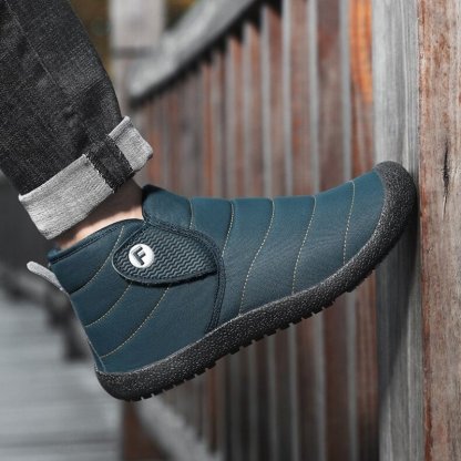 Ankle Boots For Men Plush Casual Winter Orthopedic Shoes