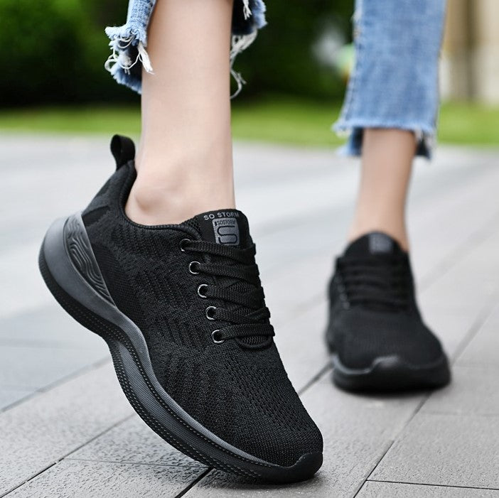 Women Orthopedic Shoes Elastic Mesh EVA Nonslip Jogging Sneakers