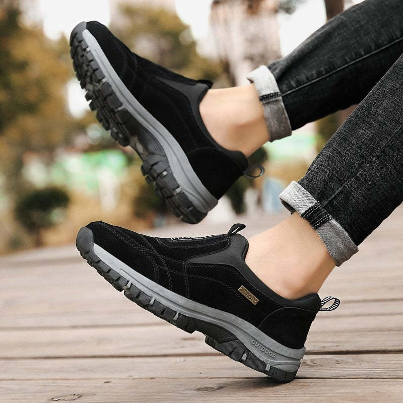 Men Fashionable Orthopedic Shoes Rubber Casual Shoes
