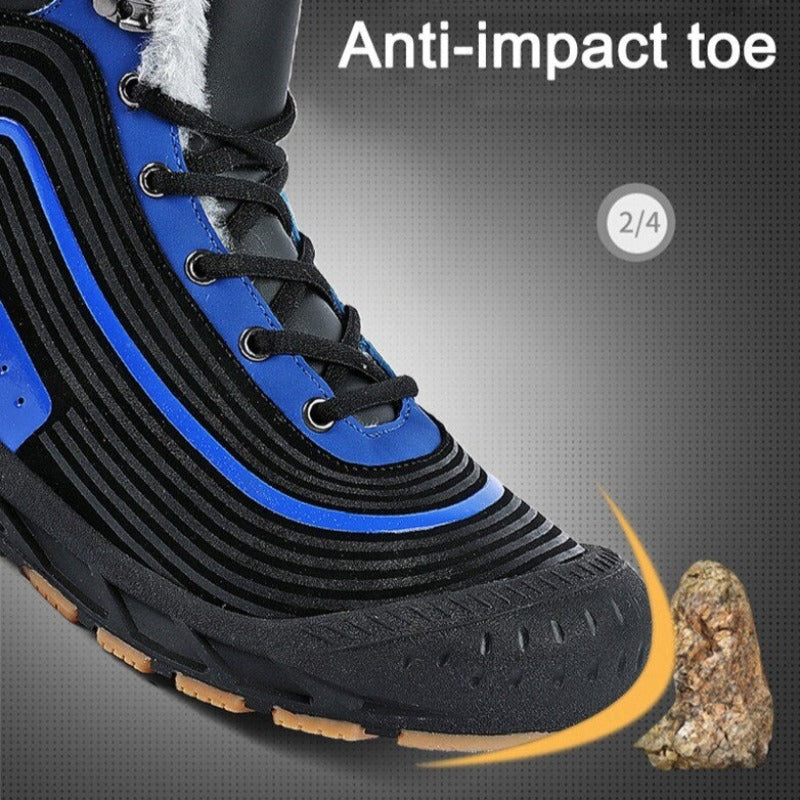 Trendy Winter Boots For Men Waterproof Fur Orthopedic Shoes