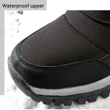 Men Waterproof Orthopedic Winter Shoes Fur Snow Boots