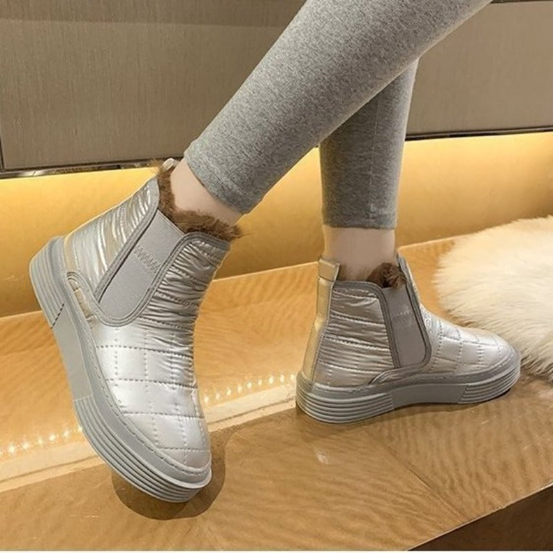 Women Orthopedic Casual Fur Ankle Boots Winter Shoes