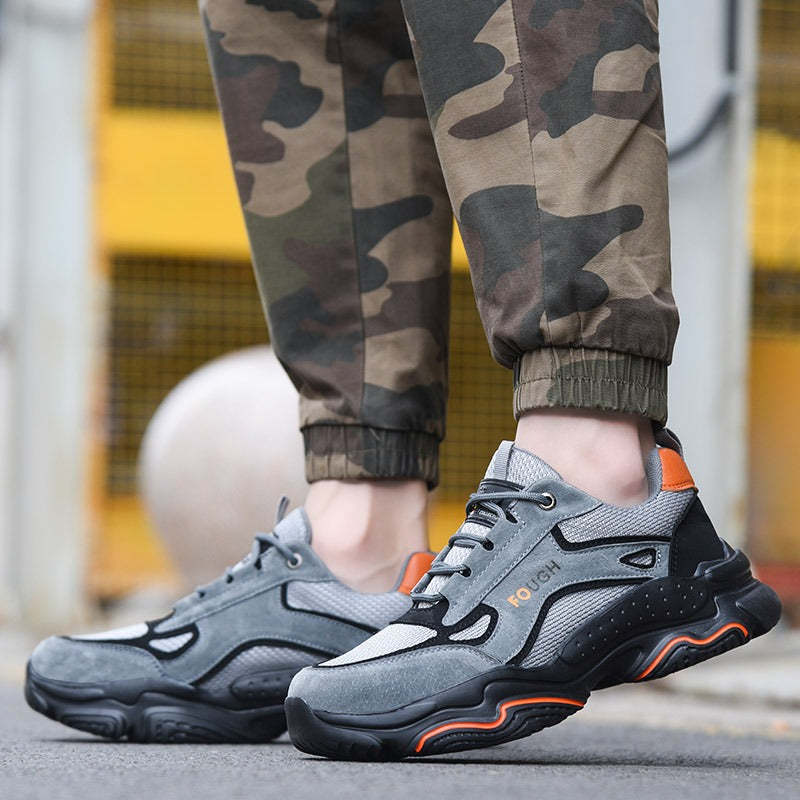 Orthopedic Shoes Men Weight Bearing Safety Sneakers Thick Sole Mesh Modern