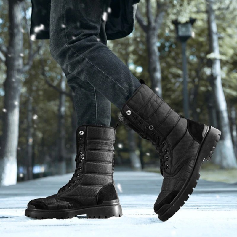 Hiking Winter Boots For Men 2-in-1 Waterproof Orthopedic Shoes