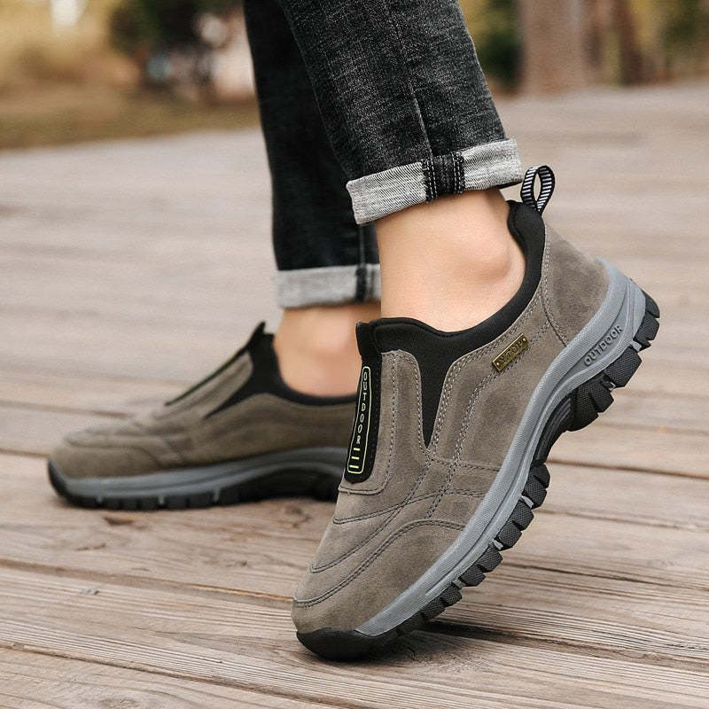 Men Fashionable Orthopedic Shoes Rubber Casual Shoes
