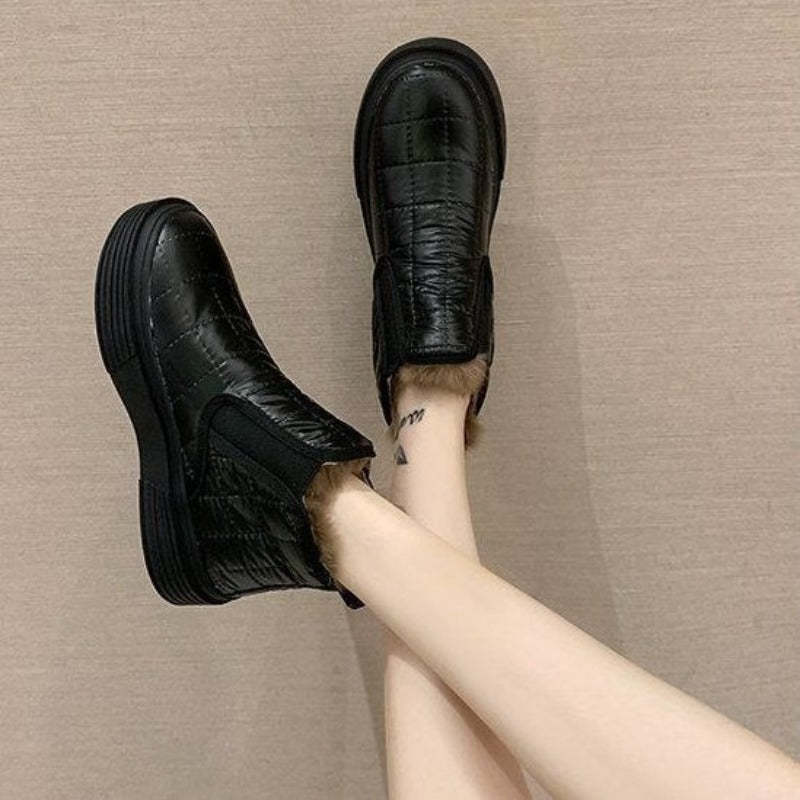 Women Orthopedic Casual Fur Ankle Boots Winter Shoes