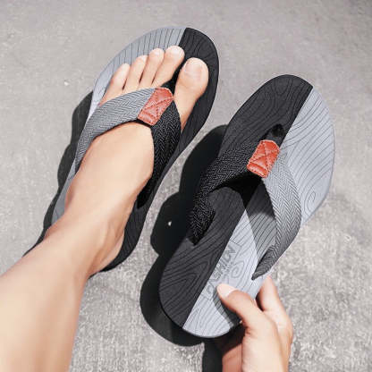 Best Orthopedic Sandals For Men Nonslip Flip-flops Fabric Thongs Summer Beach