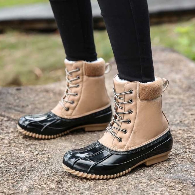 Women Orthopedic Shoes Mid-calf Waterproof Snow Boots