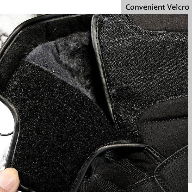 Men Waterproof Orthopedic Winter Shoes Fur Snow Boots