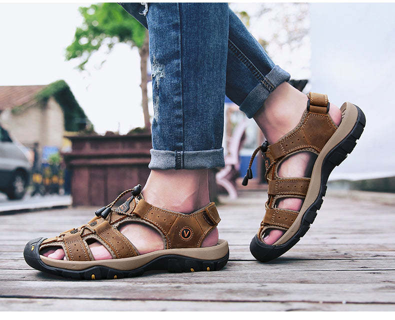 Ergonomic Men's Sandals for Pain Relief