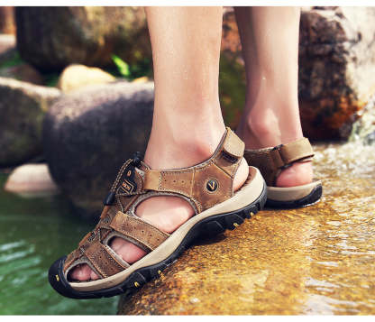 Ergonomic Men's Sandals for Pain Relief