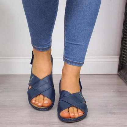 Navy Blue Elegant Comfort Sandal