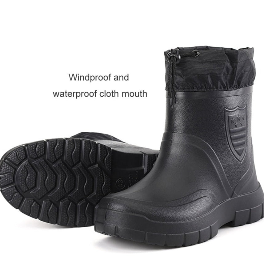Men Snow Boots Waterproof Warm Orthopedic Shoes