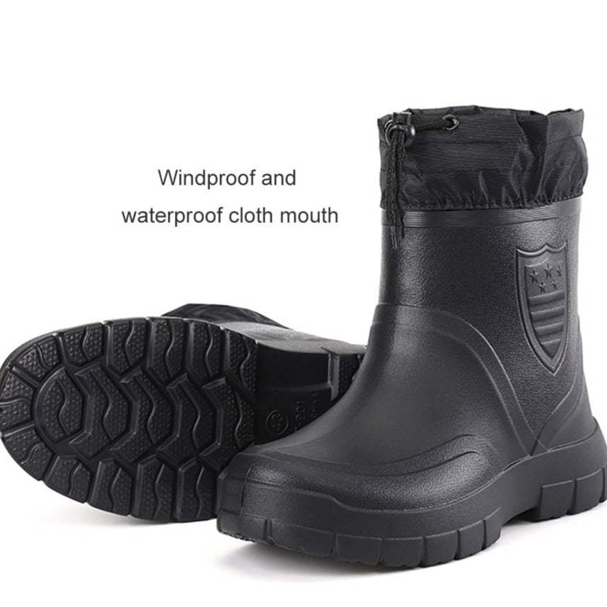 Men Snow Boots Waterproof Warm Orthopedic Shoes