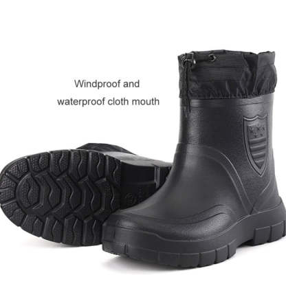 Men Snow Boots Waterproof Warm Orthopedic Shoes