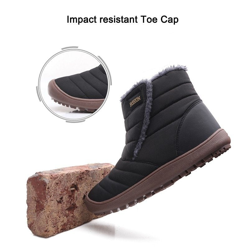 Snow Boots Waterproof Plush Orthopedic Winter Shoes
