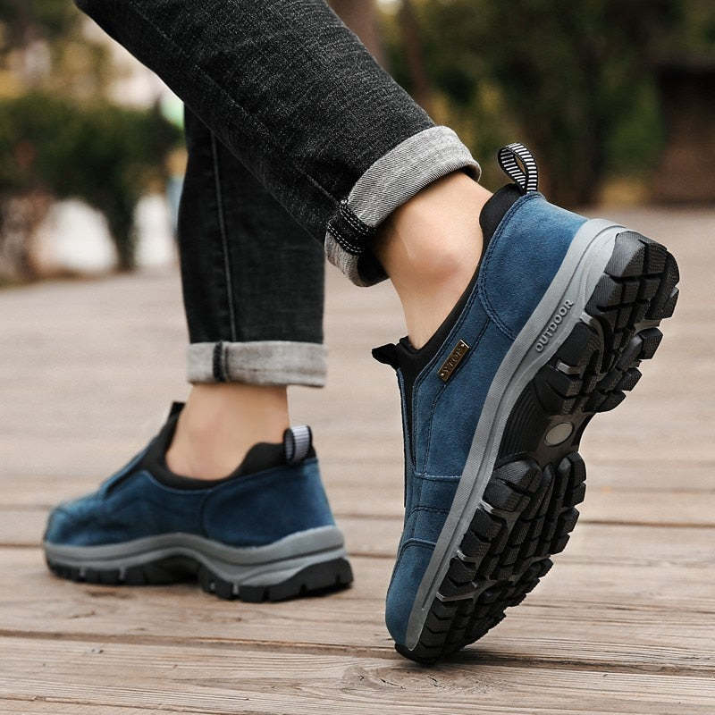 Men Fashionable Orthopedic Shoes Rubber Casual Shoes