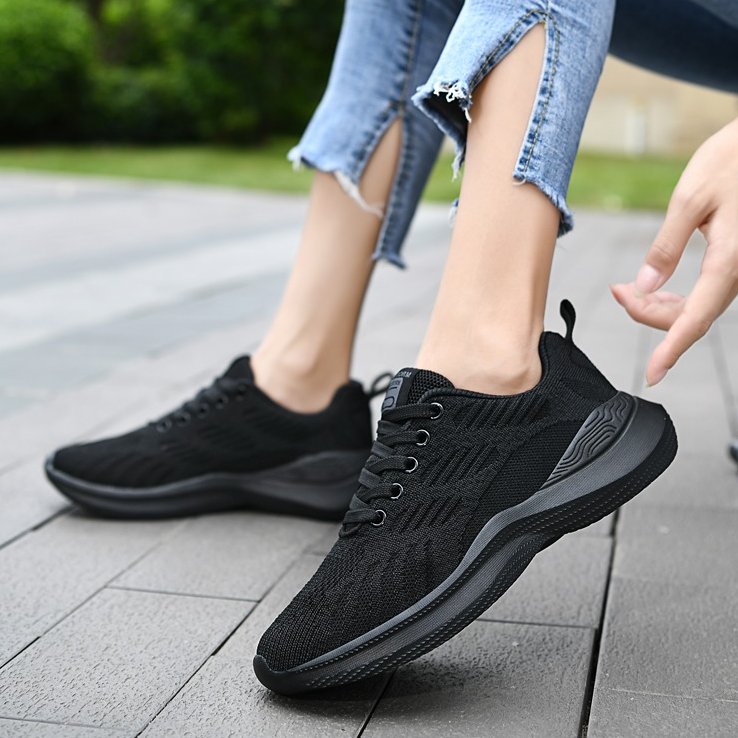 Women Orthopedic Shoes Elastic Mesh EVA Nonslip Jogging Sneakers
