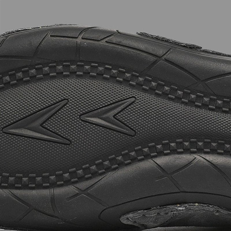 Plush Ankle Boots For Men Woolen Collar Orthopedic Shoes