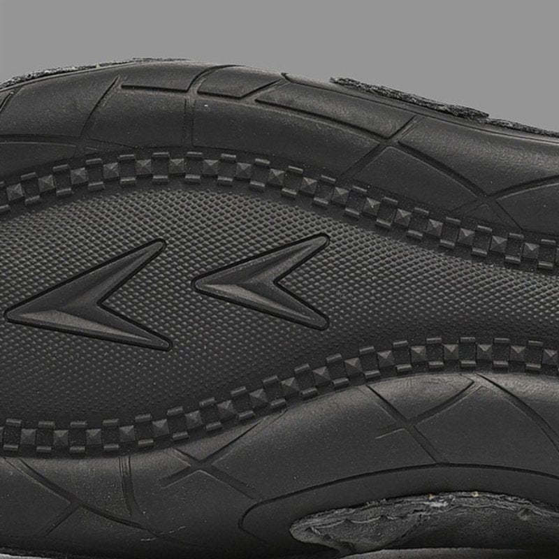 Plush Ankle Boots For Men Woolen Collar Orthopedic Shoes