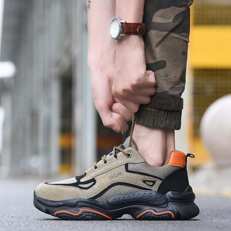 Orthopedic Shoes Men Weight Bearing Safety Sneakers Thick Sole Mesh Modern