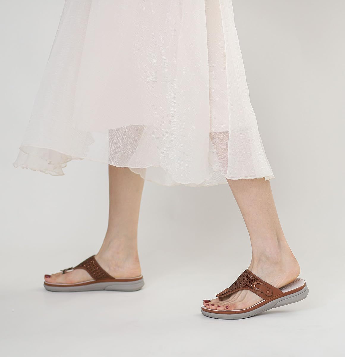 Padded, Orthopaedic Flip Flops