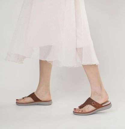 Padded, Orthopaedic Flip Flops