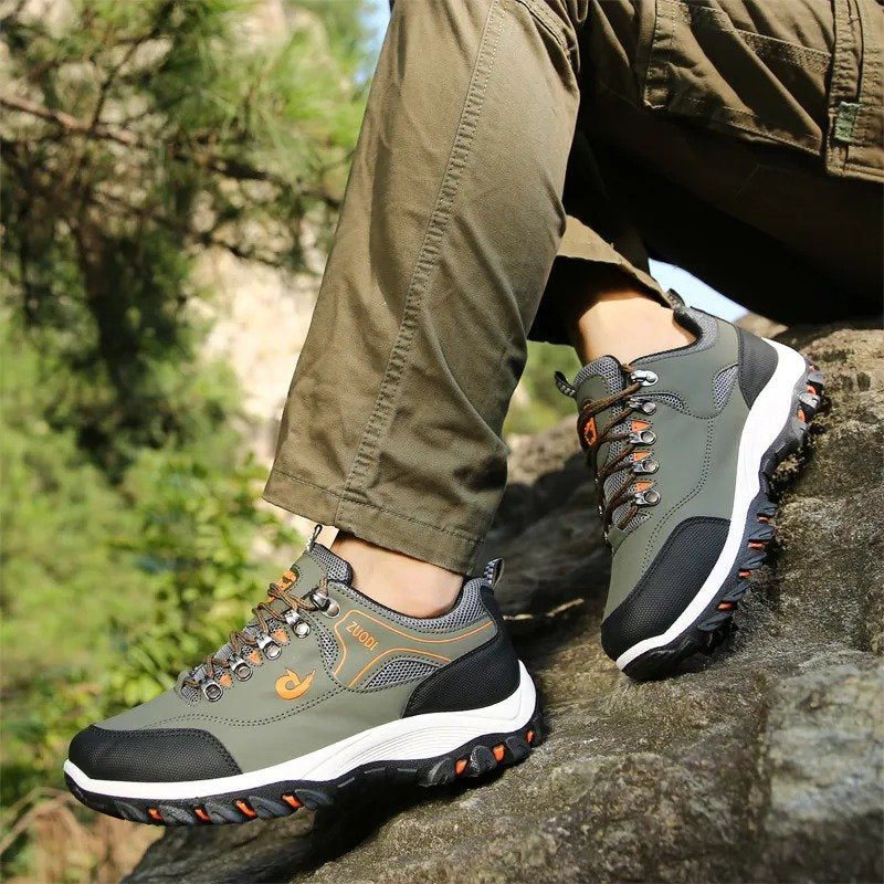 Men Orthopedic Shoes Anti-collision Anti-slip Rubber Hiking Sneakers