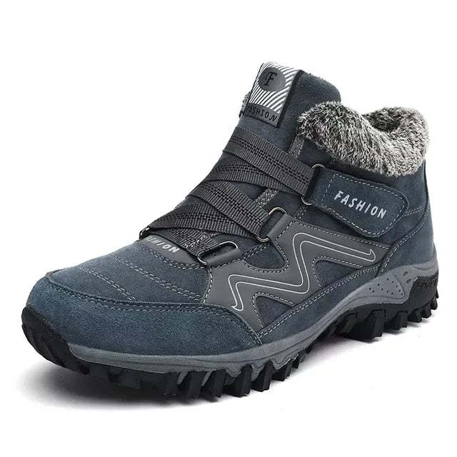 Men Snowy Ankle Orthopedic Boots