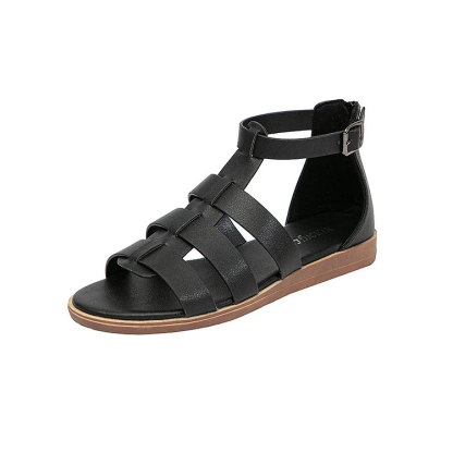 New Simple Casual Open Toe Flat Roman Sandals