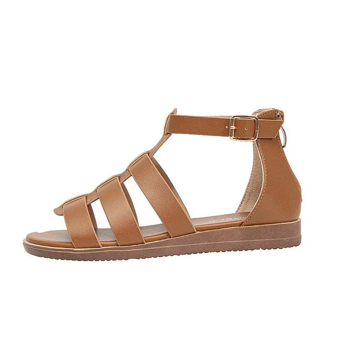 New Simple Casual Open Toe Flat Roman Sandals