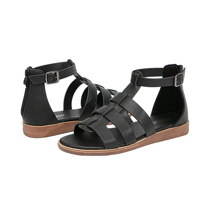 New Simple Casual Open Toe Flat Roman Sandals