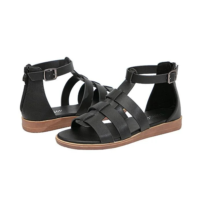 New Simple Casual Open Toe Flat Roman Sandals