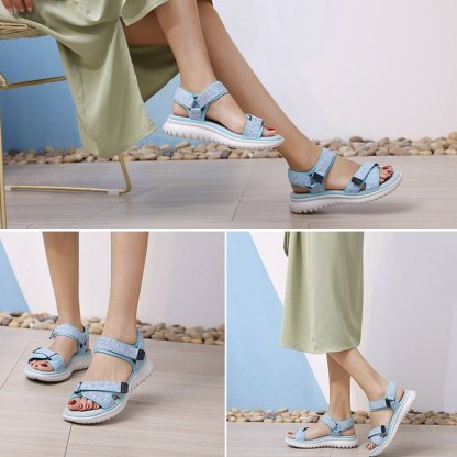 Trendy Sports Sandals Women Open Toe Hook&loop Orthopedic Sandals