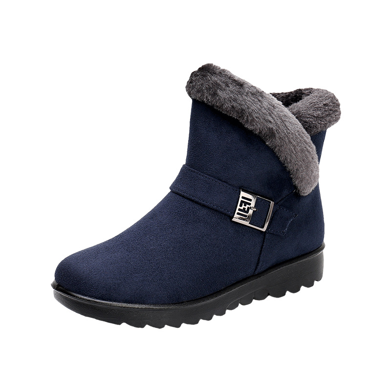 Orthopedic Women Ankle Boots Fur Lined Super Warm Winter Comfortable Shoes