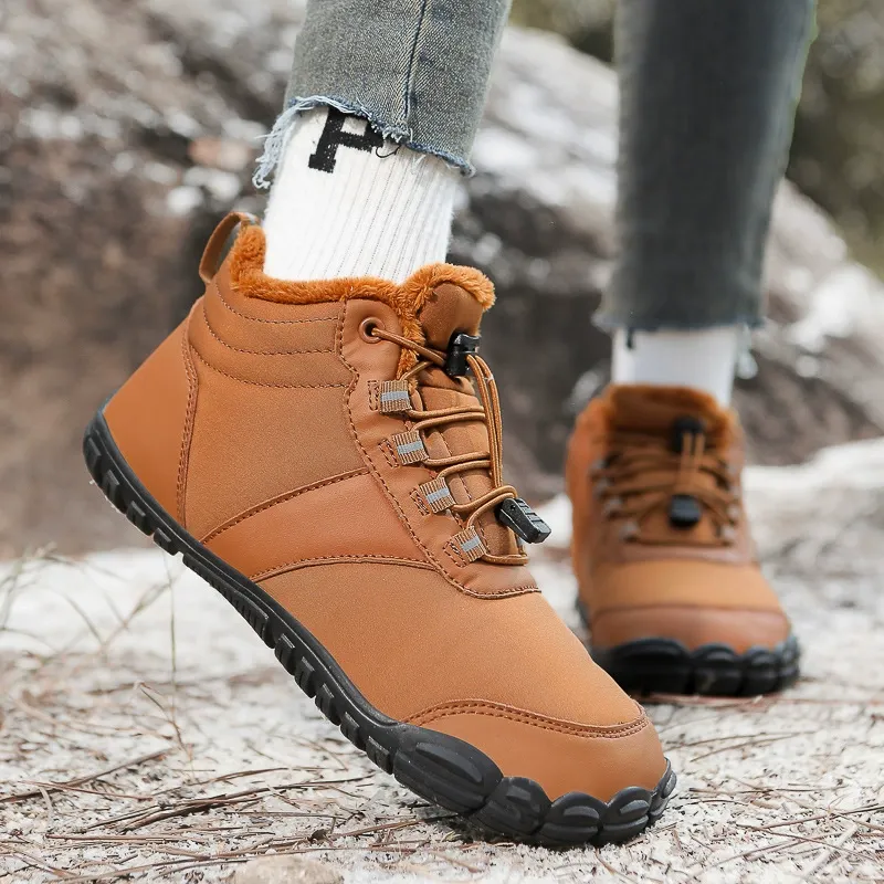 Women Winter Barefoot Shoes Mens Snow Minimalist Zero Drop Boots Wide Toe Box Toes Sneakers Workout Footwear Shoes Boots Unisex