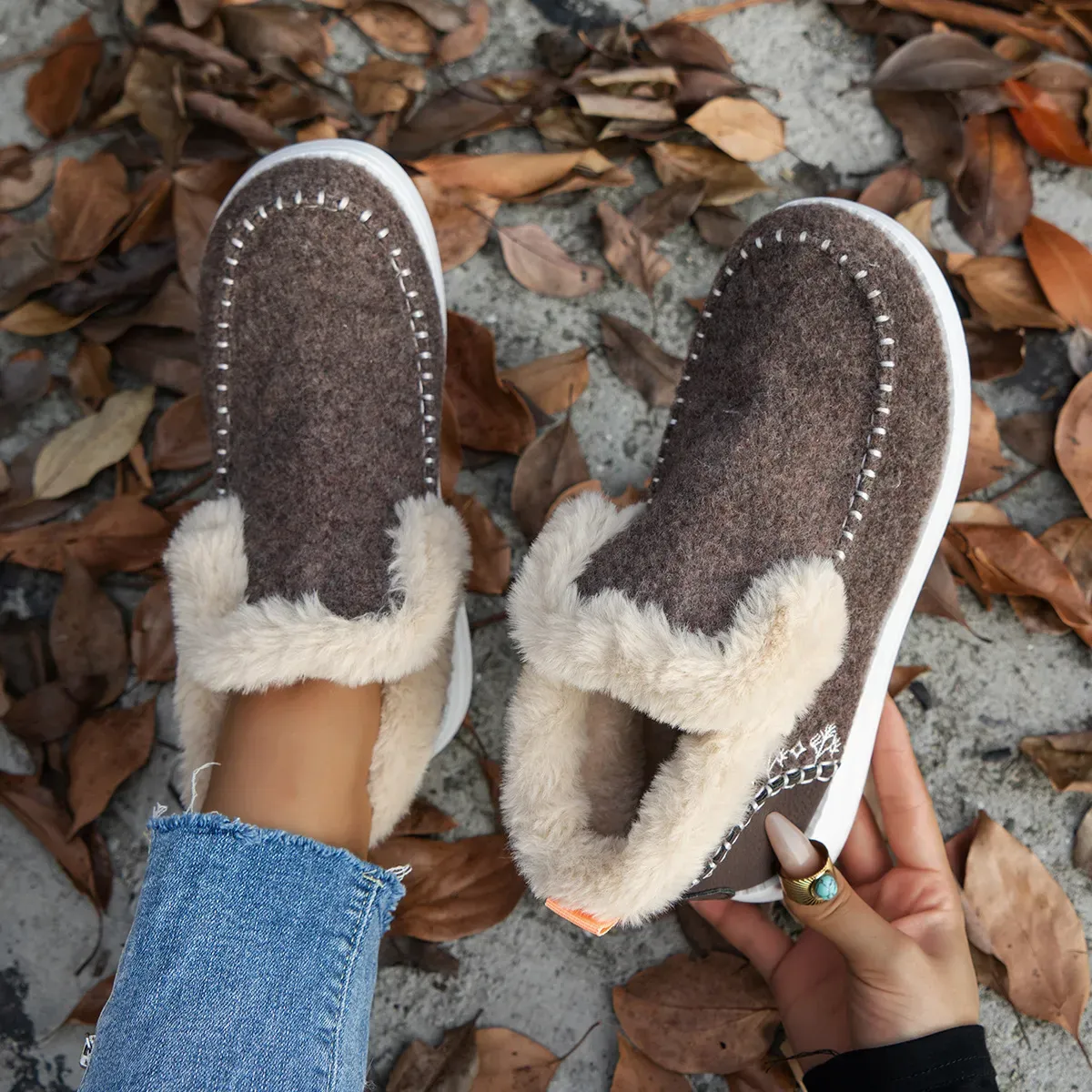 2025 Hot Sale Geekhubis Seniors' Denny Wool Winter Boots