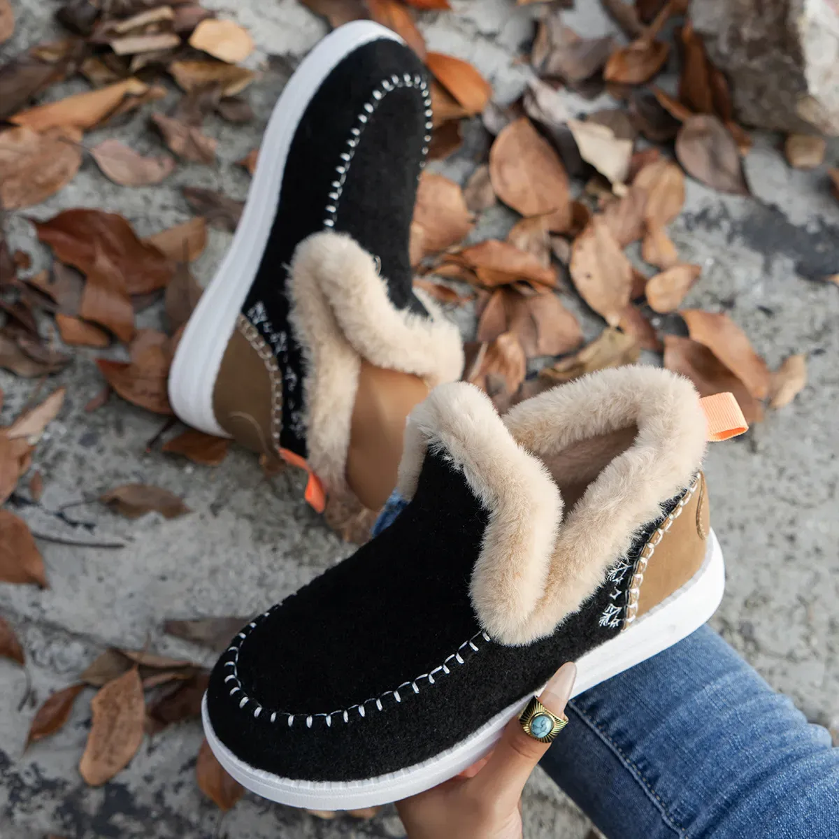 2025 Hot Sale Geekhubis Seniors' Denny Wool Winter Boots