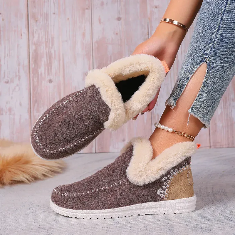 2025 Hot Sale Geekhubis Seniors' Denny Wool Winter Boots