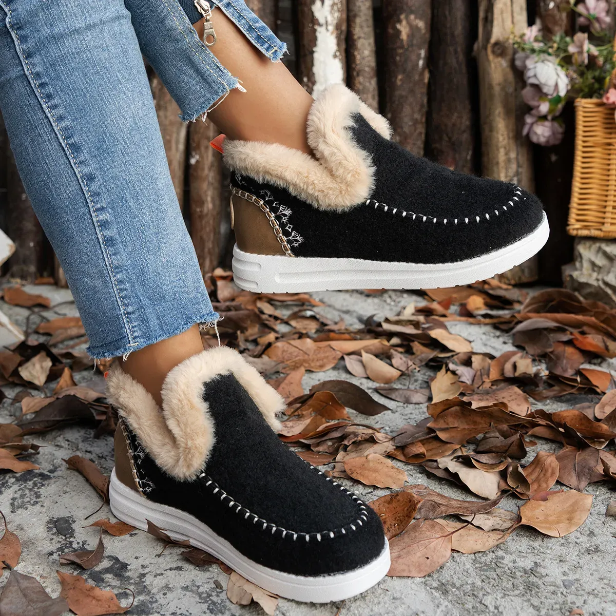 2025 Hot Sale Geekhubis Seniors' Denny Wool Winter Boots