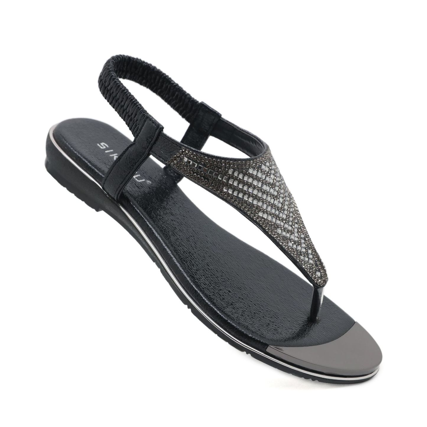 Summer Women Roman Style Hollow Clip Toe Thong Flat Sandals Flip Flops