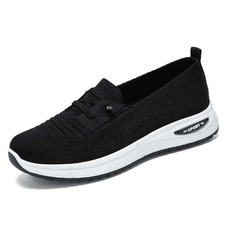 Women Slip On Orthopedic Sneakers Lightweight Wide Width Soft Sole Arch Support Non-Slip Shoes